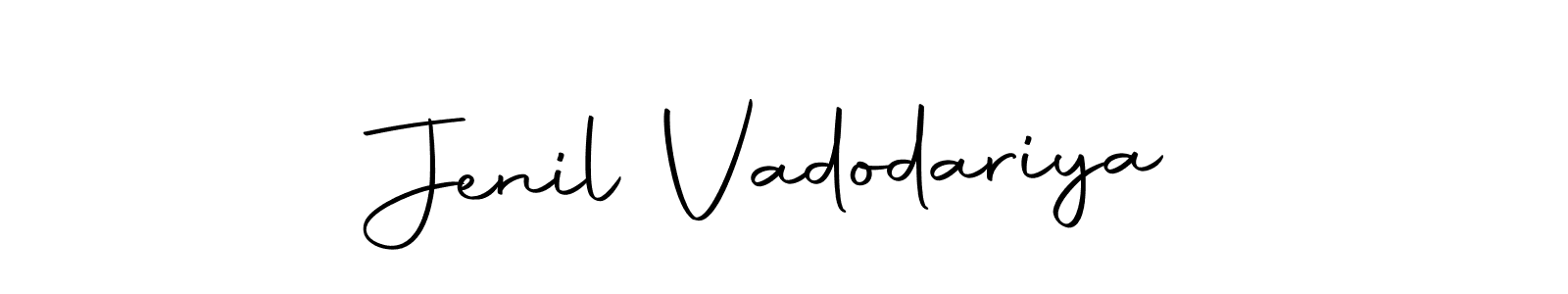 Also we have Jenil Vadodariya name is the best signature style. Create professional handwritten signature collection using Autography-DOLnW autograph style. Jenil Vadodariya signature style 10 images and pictures png