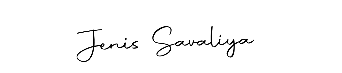 Use a signature maker to create a handwritten signature online. With this signature software, you can design (Autography-DOLnW) your own signature for name Jenis Savaliya. Jenis Savaliya signature style 10 images and pictures png