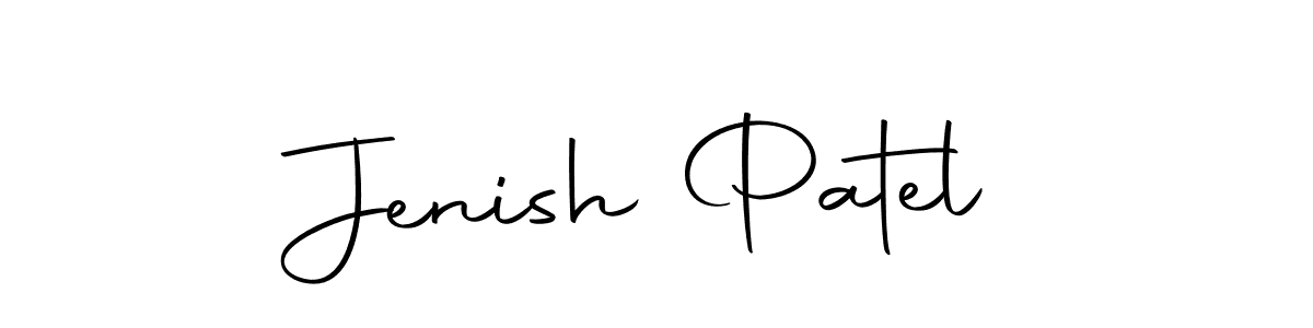 Make a beautiful signature design for name Jenish Patel. Use this online signature maker to create a handwritten signature for free. Jenish Patel signature style 10 images and pictures png