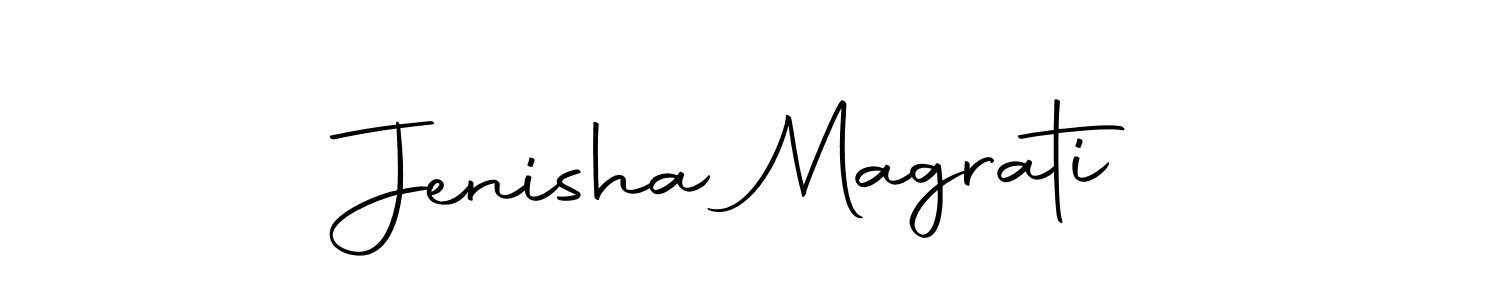 How to make Jenisha Magrati signature? Autography-DOLnW is a professional autograph style. Create handwritten signature for Jenisha Magrati name. Jenisha Magrati signature style 10 images and pictures png