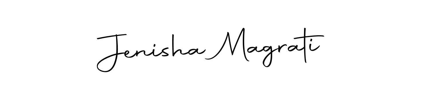 How to make Jenisha Magrati signature? Autography-DOLnW is a professional autograph style. Create handwritten signature for Jenisha Magrati name. Jenisha Magrati signature style 10 images and pictures png