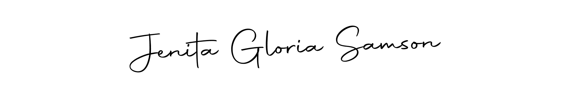 The best way (Autography-DOLnW) to make a short signature is to pick only two or three words in your name. The name Jenita Gloria Samson include a total of six letters. For converting this name. Jenita Gloria Samson signature style 10 images and pictures png