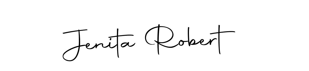 Here are the top 10 professional signature styles for the name Jenita Robert. These are the best autograph styles you can use for your name. Jenita Robert signature style 10 images and pictures png