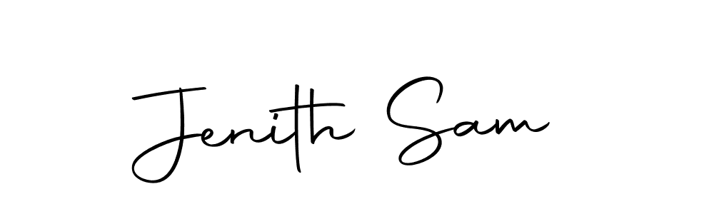 You can use this online signature creator to create a handwritten signature for the name Jenith Sam. This is the best online autograph maker. Jenith Sam signature style 10 images and pictures png