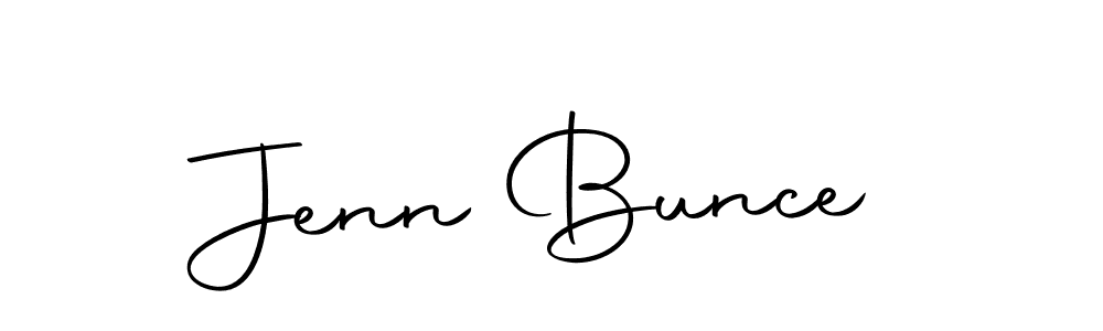 Make a beautiful signature design for name Jenn Bunce. With this signature (Autography-DOLnW) style, you can create a handwritten signature for free. Jenn Bunce signature style 10 images and pictures png