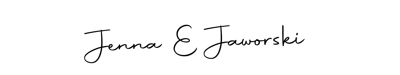 Also You can easily find your signature by using the search form. We will create Jenna E Jaworski name handwritten signature images for you free of cost using Autography-DOLnW sign style. Jenna E Jaworski signature style 10 images and pictures png