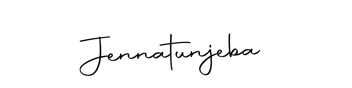 How to make Jennatunjeba signature? Autography-DOLnW is a professional autograph style. Create handwritten signature for Jennatunjeba name. Jennatunjeba signature style 10 images and pictures png