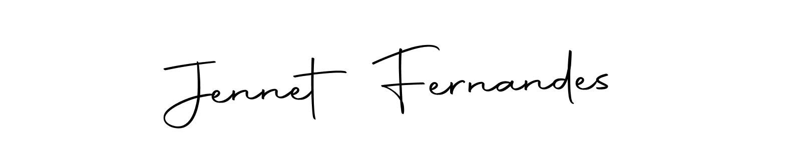 Here are the top 10 professional signature styles for the name Jennet Fernandes. These are the best autograph styles you can use for your name. Jennet Fernandes signature style 10 images and pictures png