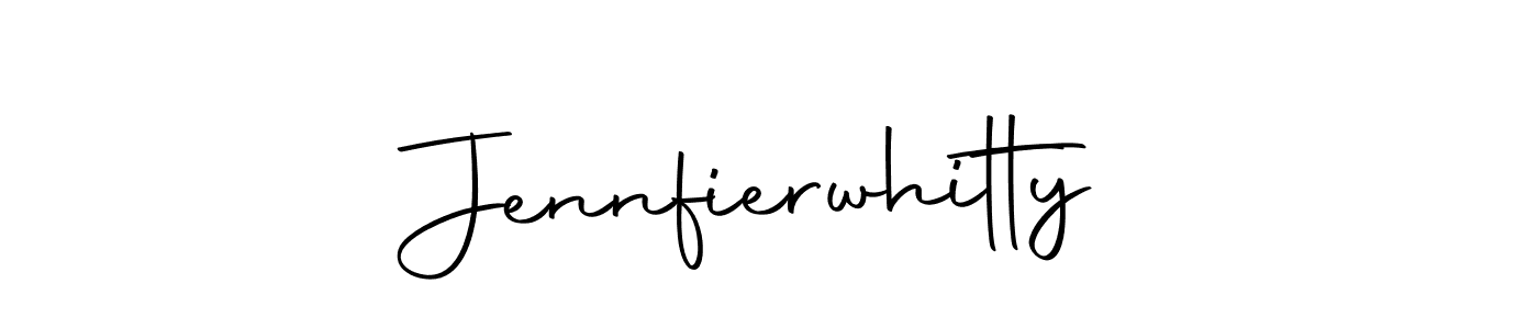 Create a beautiful signature design for name Jennfierwhitty. With this signature (Autography-DOLnW) fonts, you can make a handwritten signature for free. Jennfierwhitty signature style 10 images and pictures png