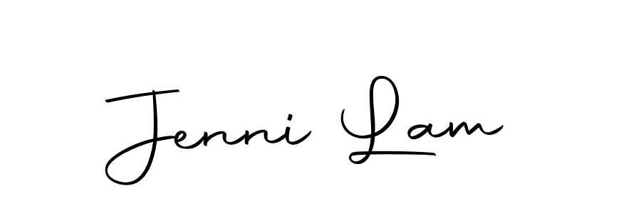 if you are searching for the best signature style for your name Jenni Lam. so please give up your signature search. here we have designed multiple signature styles  using Autography-DOLnW. Jenni Lam signature style 10 images and pictures png