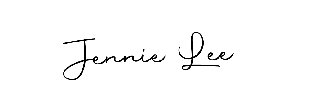 Use a signature maker to create a handwritten signature online. With this signature software, you can design (Autography-DOLnW) your own signature for name Jennie Lee. Jennie Lee signature style 10 images and pictures png