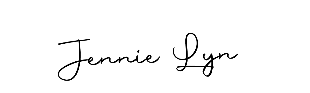 Jennie Lyn stylish signature style. Best Handwritten Sign (Autography-DOLnW) for my name. Handwritten Signature Collection Ideas for my name Jennie Lyn. Jennie Lyn signature style 10 images and pictures png