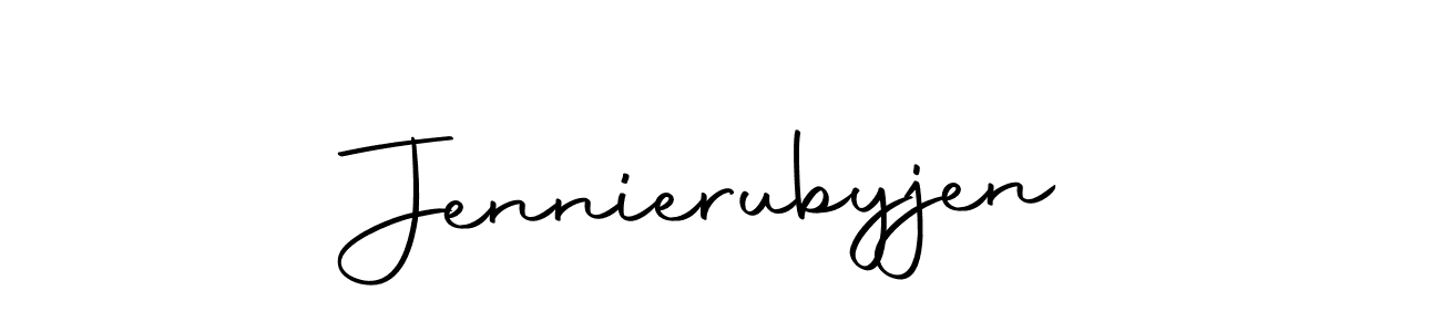 You can use this online signature creator to create a handwritten signature for the name Jennierubyjen. This is the best online autograph maker. Jennierubyjen signature style 10 images and pictures png