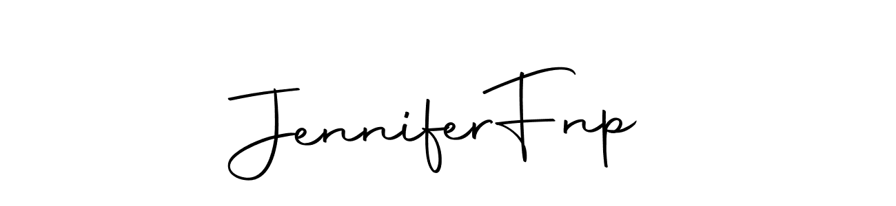 Design your own signature with our free online signature maker. With this signature software, you can create a handwritten (Autography-DOLnW) signature for name Jennifer  Fnp. Jennifer  Fnp signature style 10 images and pictures png