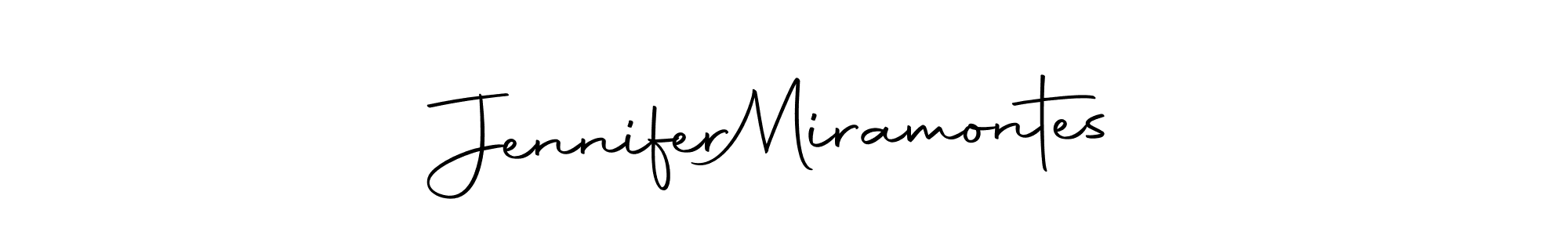 Design your own signature with our free online signature maker. With this signature software, you can create a handwritten (Autography-DOLnW) signature for name Jennifer  Miramontes. Jennifer  Miramontes signature style 10 images and pictures png