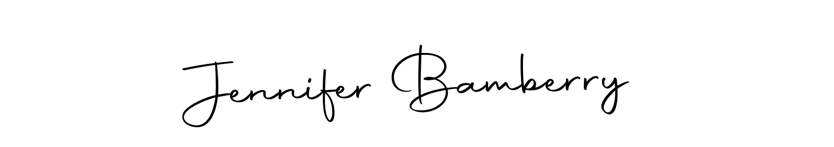 Autography-DOLnW is a professional signature style that is perfect for those who want to add a touch of class to their signature. It is also a great choice for those who want to make their signature more unique. Get Jennifer Bamberry name to fancy signature for free. Jennifer Bamberry signature style 10 images and pictures png