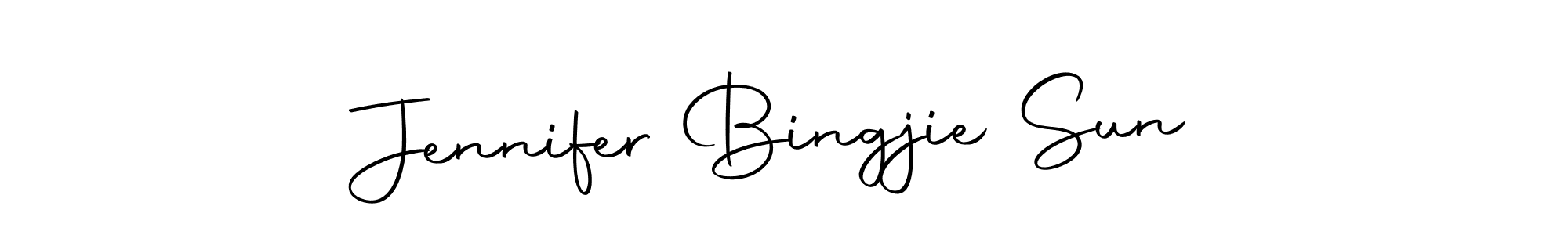 Check out images of Autograph of Jennifer Bingjie Sun name. Actor Jennifer Bingjie Sun Signature Style. Autography-DOLnW is a professional sign style online. Jennifer Bingjie Sun signature style 10 images and pictures png
