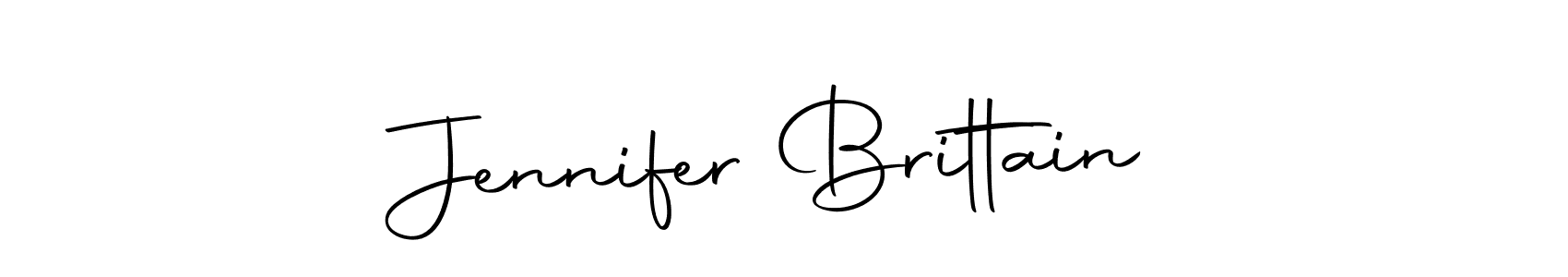 Jennifer Brittain stylish signature style. Best Handwritten Sign (Autography-DOLnW) for my name. Handwritten Signature Collection Ideas for my name Jennifer Brittain. Jennifer Brittain signature style 10 images and pictures png