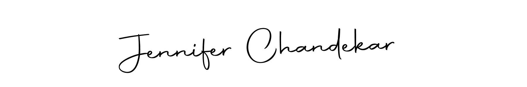 Jennifer Chandekar stylish signature style. Best Handwritten Sign (Autography-DOLnW) for my name. Handwritten Signature Collection Ideas for my name Jennifer Chandekar. Jennifer Chandekar signature style 10 images and pictures png