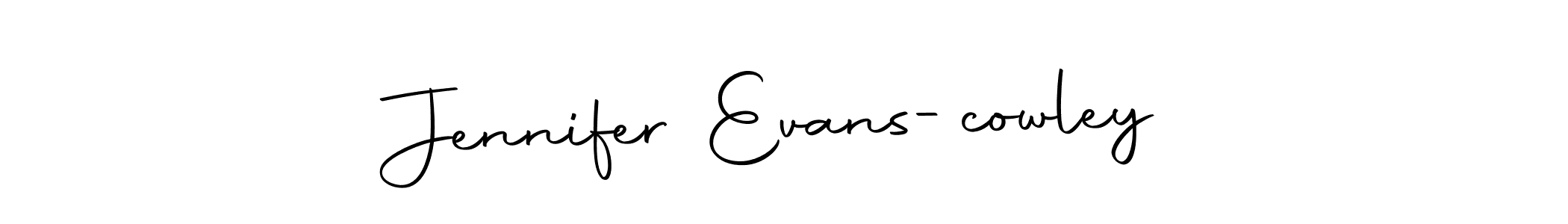 Use a signature maker to create a handwritten signature online. With this signature software, you can design (Autography-DOLnW) your own signature for name Jennifer Evans-cowley. Jennifer Evans-cowley signature style 10 images and pictures png