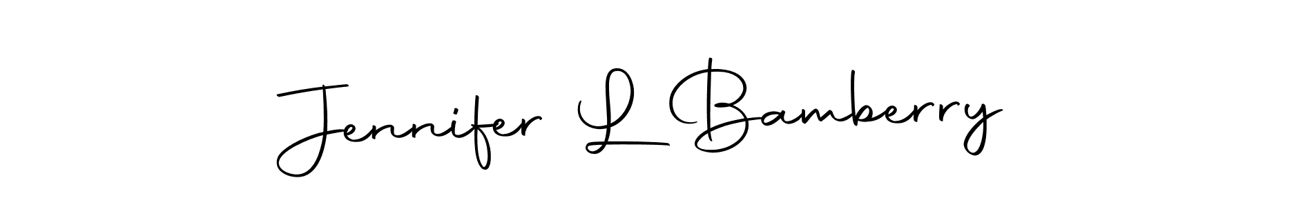 Also You can easily find your signature by using the search form. We will create Jennifer L Bamberry name handwritten signature images for you free of cost using Autography-DOLnW sign style. Jennifer L Bamberry signature style 10 images and pictures png