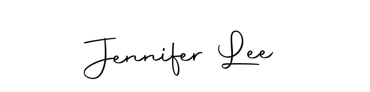 Use a signature maker to create a handwritten signature online. With this signature software, you can design (Autography-DOLnW) your own signature for name Jennifer Lee. Jennifer Lee signature style 10 images and pictures png