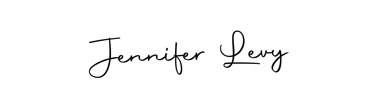 How to make Jennifer Levy name signature. Use Autography-DOLnW style for creating short signs online. This is the latest handwritten sign. Jennifer Levy signature style 10 images and pictures png