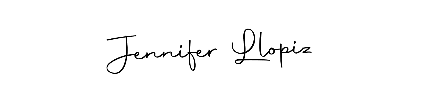 Design your own signature with our free online signature maker. With this signature software, you can create a handwritten (Autography-DOLnW) signature for name Jennifer Llopiz. Jennifer Llopiz signature style 10 images and pictures png