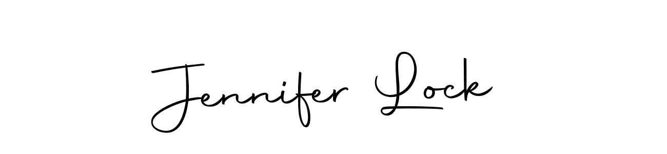 Use a signature maker to create a handwritten signature online. With this signature software, you can design (Autography-DOLnW) your own signature for name Jennifer Lock. Jennifer Lock signature style 10 images and pictures png