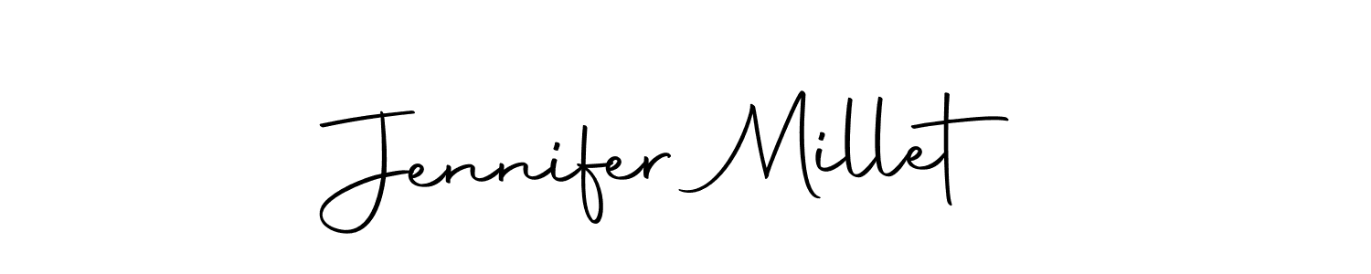 Make a beautiful signature design for name Jennifer Millet. Use this online signature maker to create a handwritten signature for free. Jennifer Millet signature style 10 images and pictures png