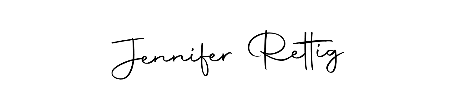 Design your own signature with our free online signature maker. With this signature software, you can create a handwritten (Autography-DOLnW) signature for name Jennifer Rettig. Jennifer Rettig signature style 10 images and pictures png