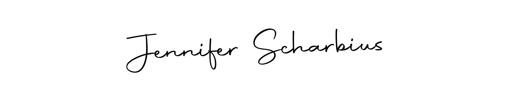 Also we have Jennifer Scharbius name is the best signature style. Create professional handwritten signature collection using Autography-DOLnW autograph style. Jennifer Scharbius signature style 10 images and pictures png