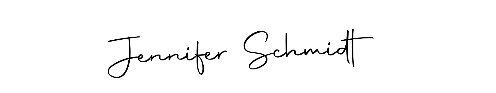 Make a beautiful signature design for name Jennifer Schmidt. With this signature (Autography-DOLnW) style, you can create a handwritten signature for free. Jennifer Schmidt signature style 10 images and pictures png