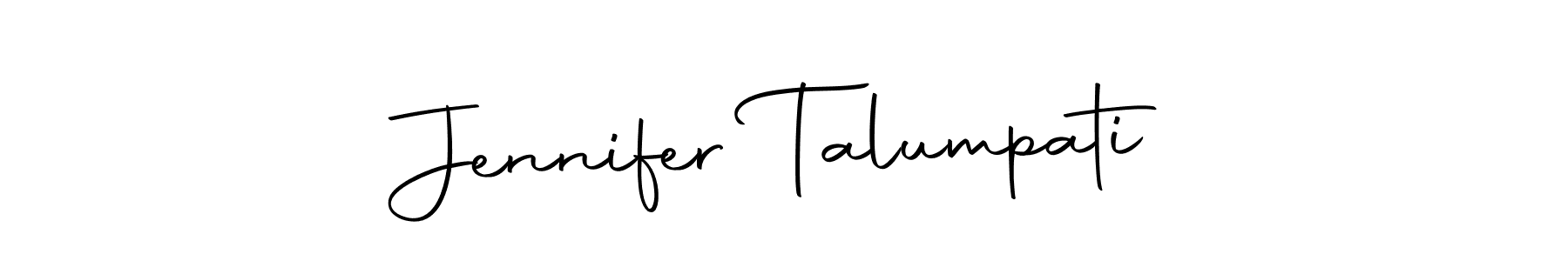 The best way (Autography-DOLnW) to make a short signature is to pick only two or three words in your name. The name Jennifer Talumpati include a total of six letters. For converting this name. Jennifer Talumpati signature style 10 images and pictures png