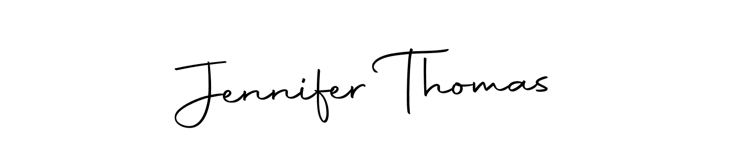 How to make Jennifer Thomas name signature. Use Autography-DOLnW style for creating short signs online. This is the latest handwritten sign. Jennifer Thomas signature style 10 images and pictures png
