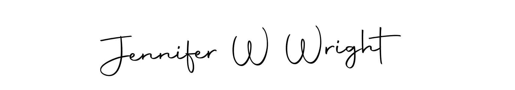 Use a signature maker to create a handwritten signature online. With this signature software, you can design (Autography-DOLnW) your own signature for name Jennifer W Wright. Jennifer W Wright signature style 10 images and pictures png