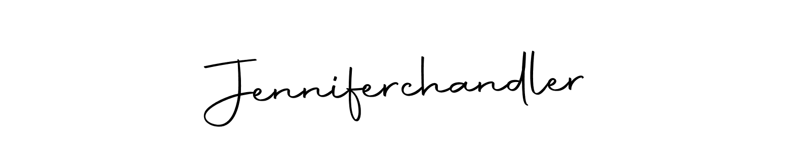 Make a beautiful signature design for name Jenniferchandler. With this signature (Autography-DOLnW) style, you can create a handwritten signature for free. Jenniferchandler signature style 10 images and pictures png