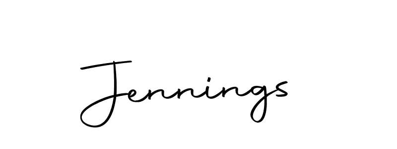 How to make Jennings signature? Autography-DOLnW is a professional autograph style. Create handwritten signature for Jennings name. Jennings signature style 10 images and pictures png