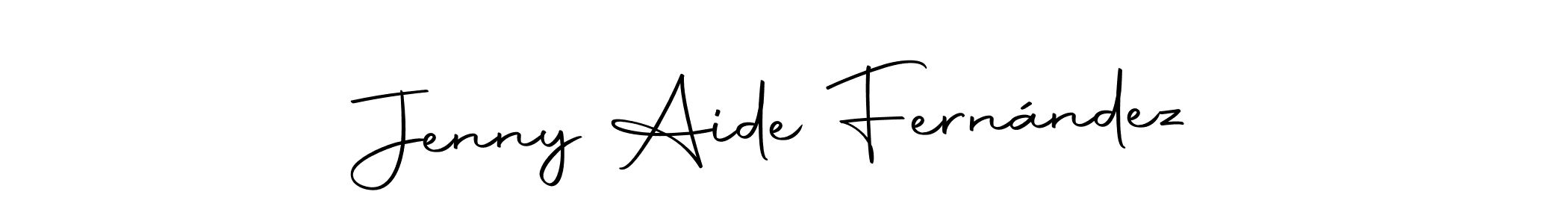 Make a short Jenny Aide Fernández signature style. Manage your documents anywhere anytime using Autography-DOLnW. Create and add eSignatures, submit forms, share and send files easily. Jenny Aide Fernández signature style 10 images and pictures png