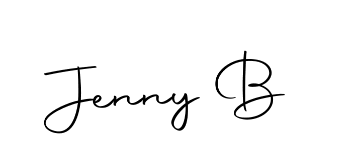 Use a signature maker to create a handwritten signature online. With this signature software, you can design (Autography-DOLnW) your own signature for name Jenny B. Jenny B signature style 10 images and pictures png