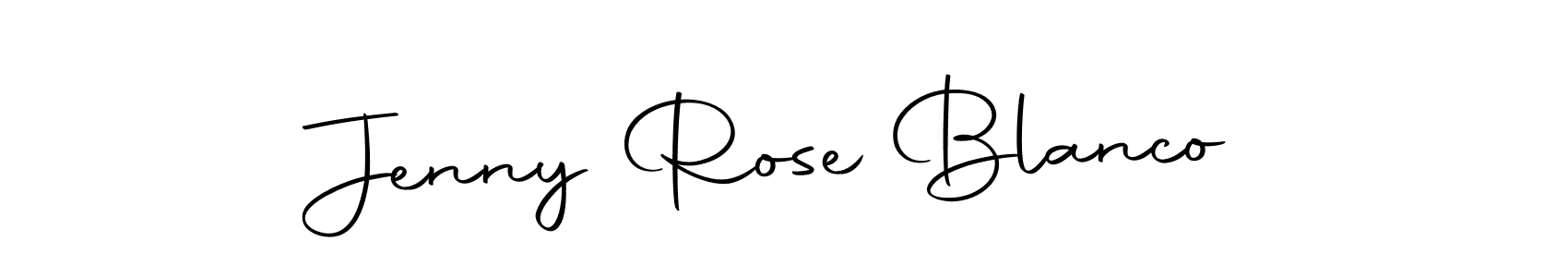 Make a beautiful signature design for name Jenny Rose Blanco. With this signature (Autography-DOLnW) style, you can create a handwritten signature for free. Jenny Rose Blanco signature style 10 images and pictures png