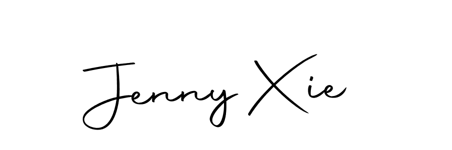 Design your own signature with our free online signature maker. With this signature software, you can create a handwritten (Autography-DOLnW) signature for name Jenny Xie. Jenny Xie signature style 10 images and pictures png