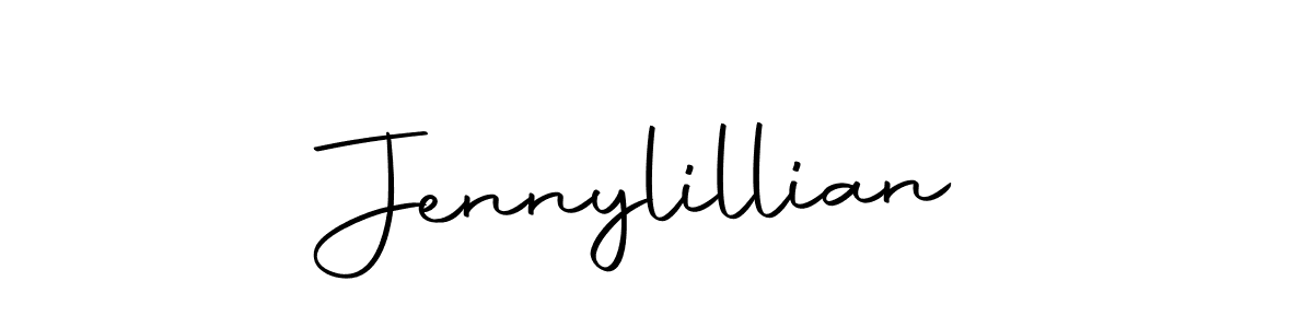 Jennylillian stylish signature style. Best Handwritten Sign (Autography-DOLnW) for my name. Handwritten Signature Collection Ideas for my name Jennylillian. Jennylillian signature style 10 images and pictures png