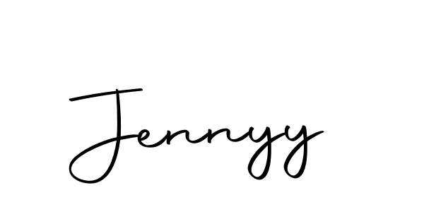Make a beautiful signature design for name Jennyy. With this signature (Autography-DOLnW) style, you can create a handwritten signature for free. Jennyy signature style 10 images and pictures png