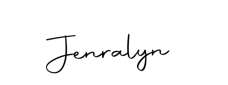 Jenralyn stylish signature style. Best Handwritten Sign (Autography-DOLnW) for my name. Handwritten Signature Collection Ideas for my name Jenralyn. Jenralyn signature style 10 images and pictures png