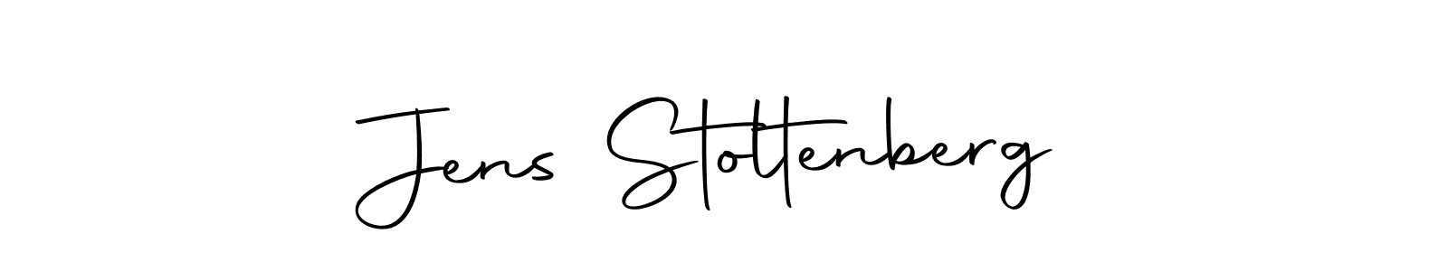 Make a beautiful signature design for name Jens Stoltenberg. With this signature (Autography-DOLnW) style, you can create a handwritten signature for free. Jens Stoltenberg signature style 10 images and pictures png