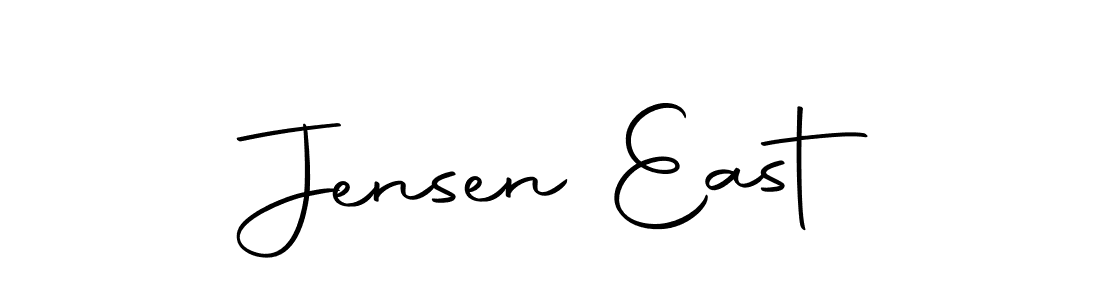 The best way (Autography-DOLnW) to make a short signature is to pick only two or three words in your name. The name Jensen East include a total of six letters. For converting this name. Jensen East signature style 10 images and pictures png