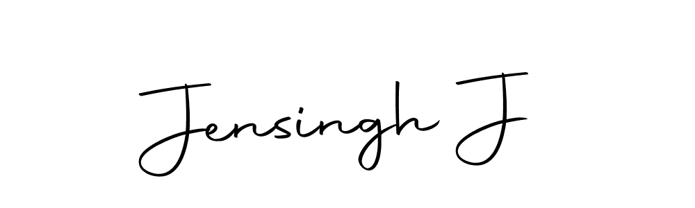 Here are the top 10 professional signature styles for the name Jensingh J. These are the best autograph styles you can use for your name. Jensingh J signature style 10 images and pictures png