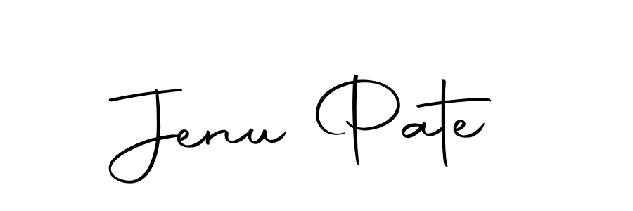 Use a signature maker to create a handwritten signature online. With this signature software, you can design (Autography-DOLnW) your own signature for name Jenu Pate. Jenu Pate signature style 10 images and pictures png