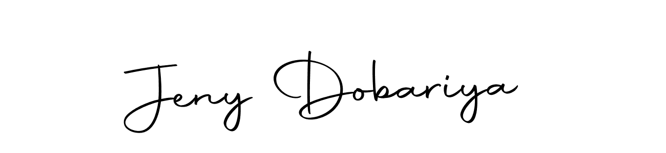 The best way (Autography-DOLnW) to make a short signature is to pick only two or three words in your name. The name Jeny Dobariya include a total of six letters. For converting this name. Jeny Dobariya signature style 10 images and pictures png